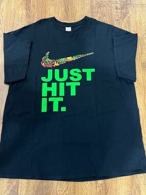 JUST HIT IT Swoosh 4:20 Shirt